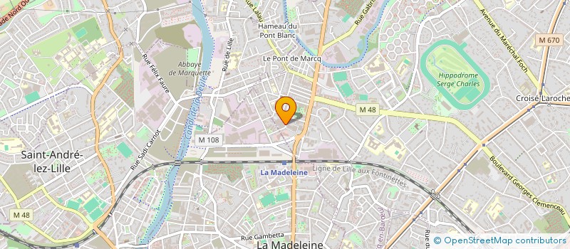 localisation de l'entreprise FANID'S à MARCQ-EN-BARŒUL