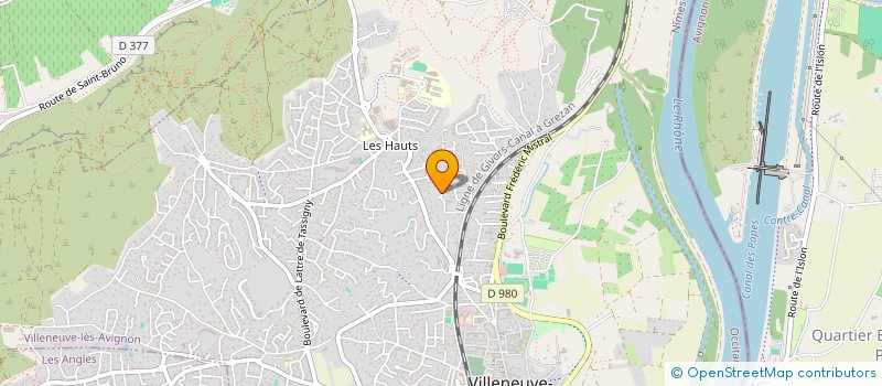localisation de l'entreprise FANIJEAN à VILLENEUVE-LES-AVIGNON