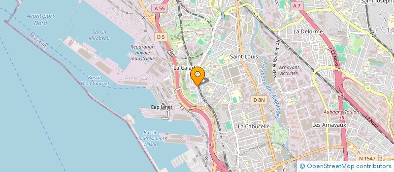 localisation de l'entreprise FANILO à MARSEILLE