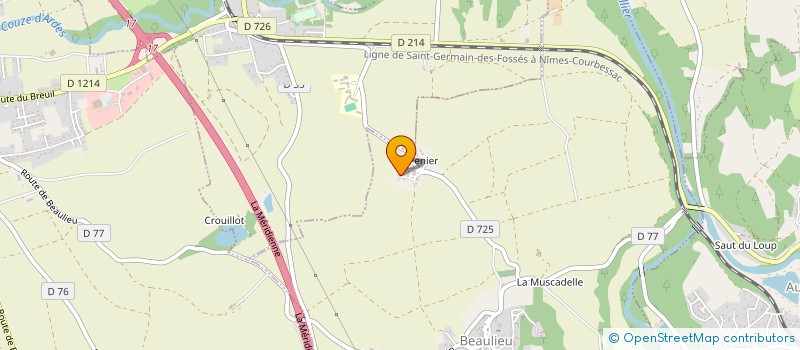 localisation de l'entreprise FANILOU  AUZAT-LA-COMBELLE