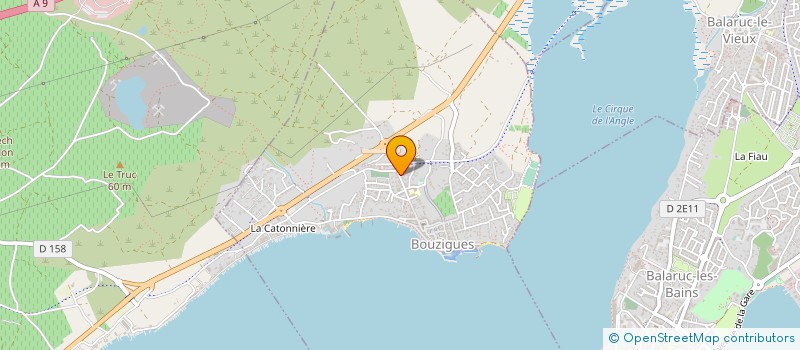 localisation de l'entreprise FANINTER à BOUZIGUES