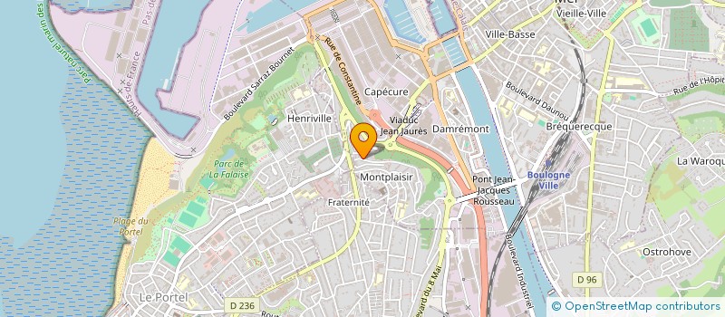 localisation de l'entreprise FANINVEST  BOULOGNE-SUR-MER