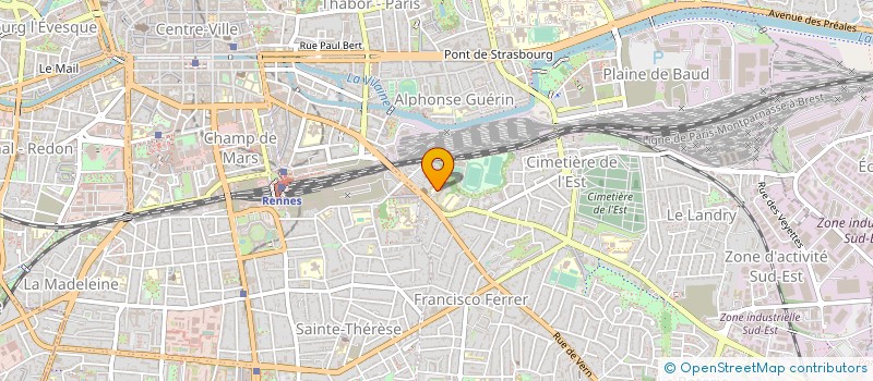 localisation de l'entreprise FANION LASALLIEN SAINT HELIER  RENNES
