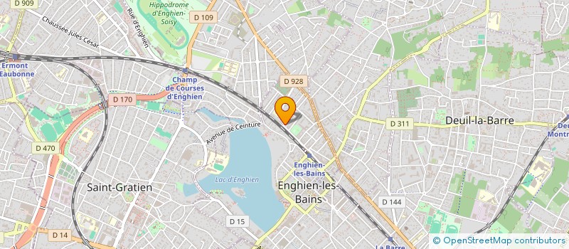 localisation de l'entreprise FANISTE à ENGHIEN-LES-BAINS