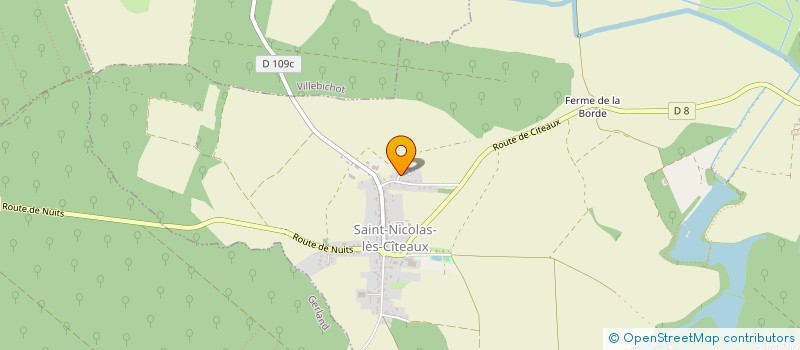 localisation de l'entreprise FANJOUX DIFFUSION à SAINT-NICOLAS-LES-CITEAUX