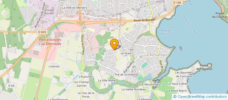 localisation de l'entreprise FANJUL  LA RICHARDAIS