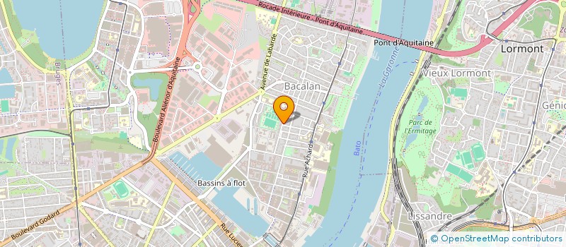 localisation de l'entreprise FANKA  BORDEAUX