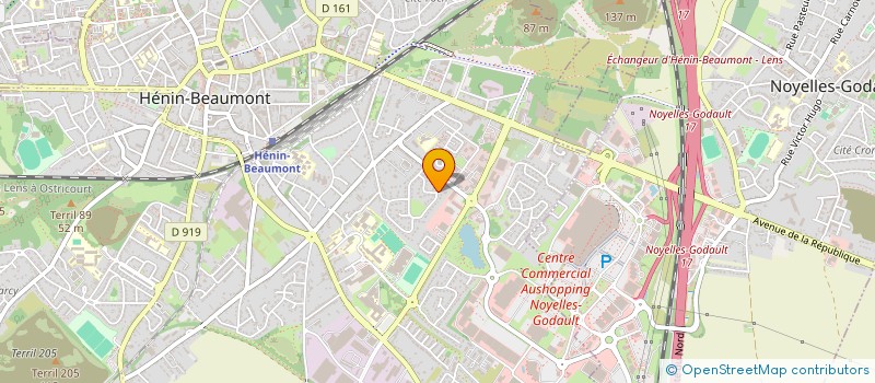 localisation de l'entreprise FANLICE à HENIN-BEAUMONT