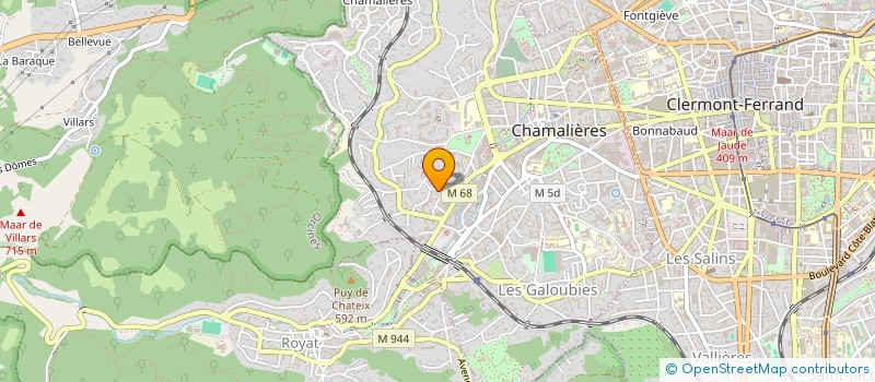 localisation de l'entreprise FANLO  CHAMALIERES