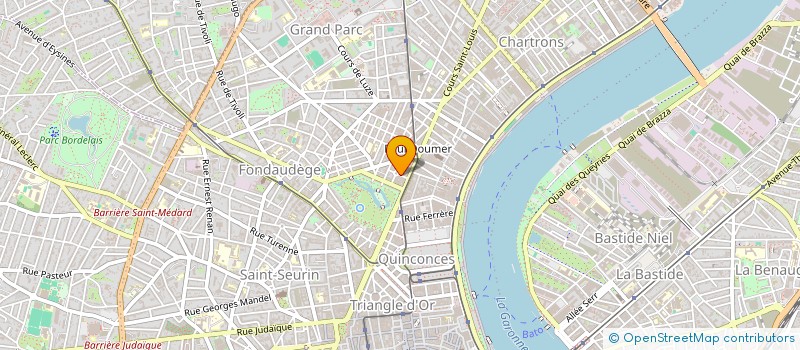 localisation de l'entreprise FANLO à BORDEAUX