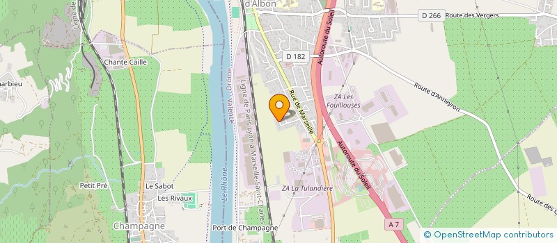 localisation de l'entreprise FANLOR  SAINT-RAMBERT-D'ALBON