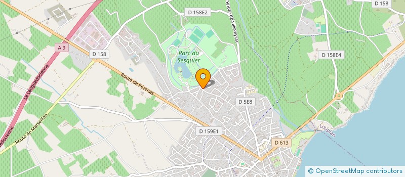 localisation de l'entreprise FANLUC à MEZE