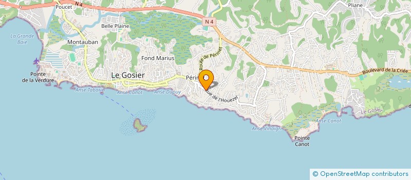 localisation de l'entreprise FANM SI LANME à LE GOSIER