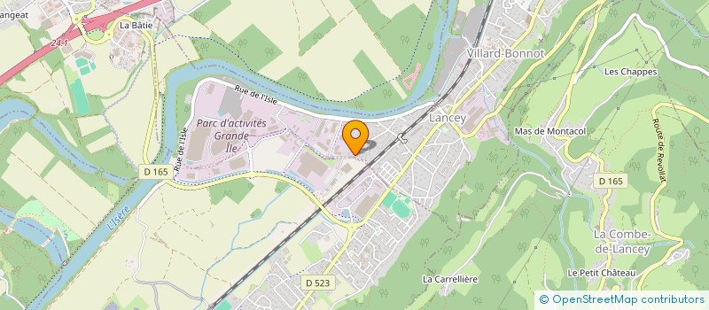 localisation de l'entreprise FANMAN  VILLARD-BONNOT