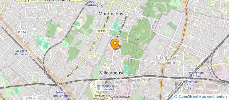localisation de l'entreprise FANMAO SERVICES  VILLETANEUSE