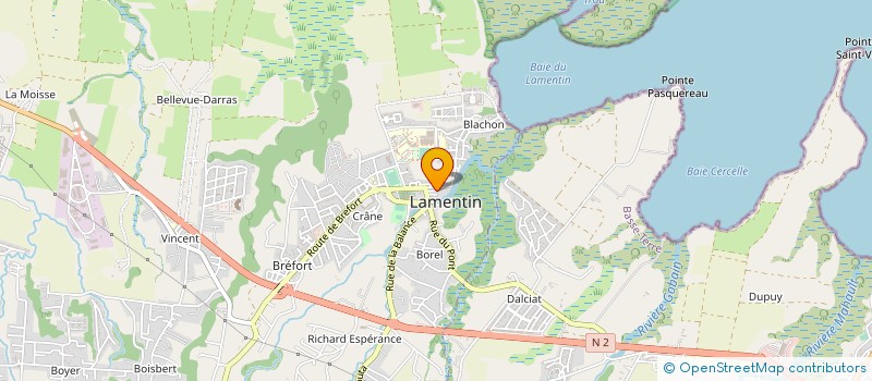 localisation de l'entreprise FANMI'MANTEN  LAMENTIN