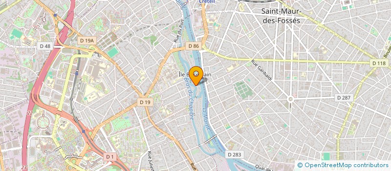 localisation de l'entreprise FANMILLE à CRETEIL