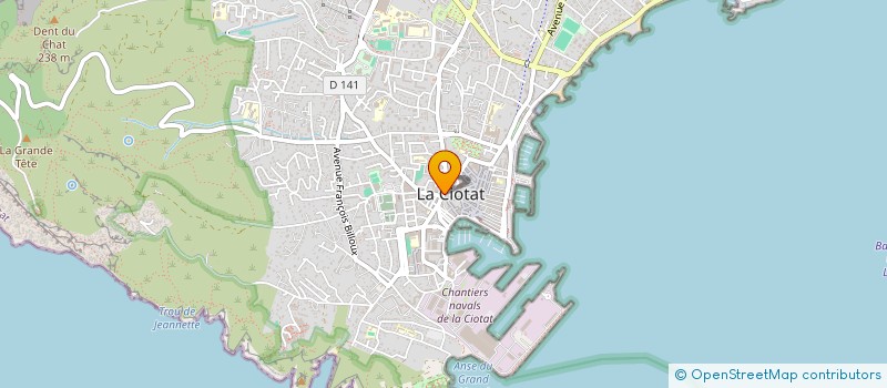 localisation de l'entreprise FANN' DE STYL' à LA CIOTAT