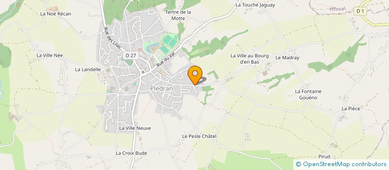 localisation de l'entreprise FANNAIS  PLEDRAN