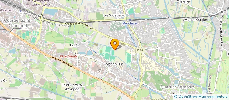 localisation de l'entreprise FANNI  AVIGNON