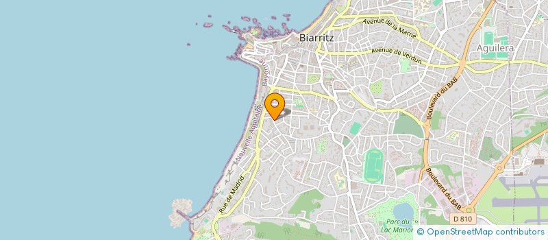 localisation de l'entreprise FANNIE ET DAVID à BIARRITZ