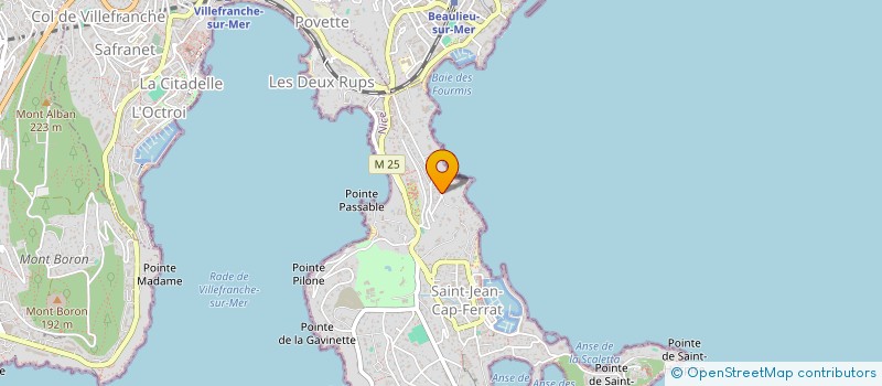 localisation de l'entreprise FANNOTTE  SAINT-JEAN-CAP-FERRAT