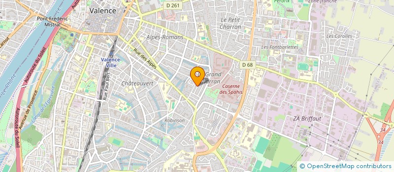 localisation de l'entreprise FANNY à VALENCE