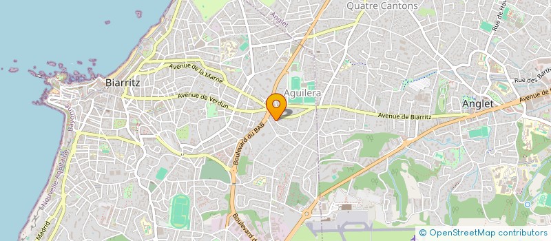 localisation de l'entreprise FANNY à BIARRITZ
