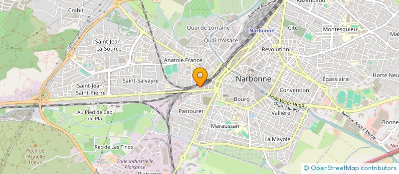 localisation de l'entreprise FANNY  NARBONNE
