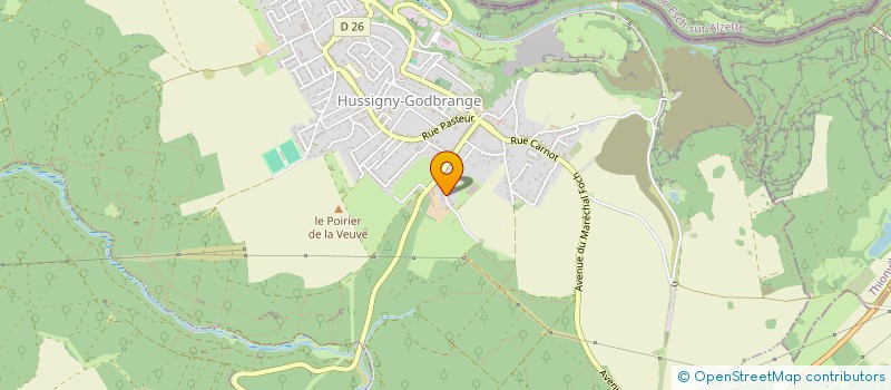 localisation de l'entreprise FANNY  HUSSIGNY-GODBRANGE