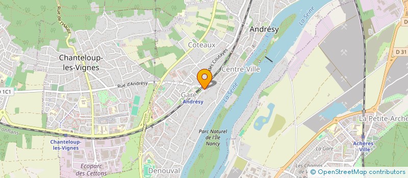 localisation de l'entreprise FANNY  ANDRESY