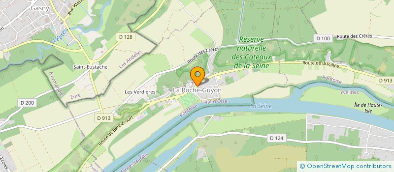 localisation de l'entreprise FANNY  LA ROCHE-GUYON