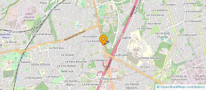localisation de l'entreprise FANNY à CHAMBRAY-LES-TOURS