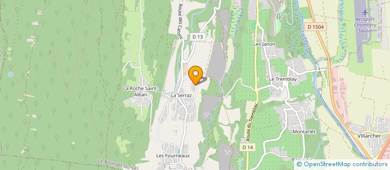 localisation de l'entreprise FANNY B  LE BOURGET-DU-LAC