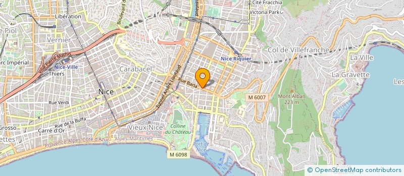 localisation de l'entreprise FANNY BEAUTY à NICE