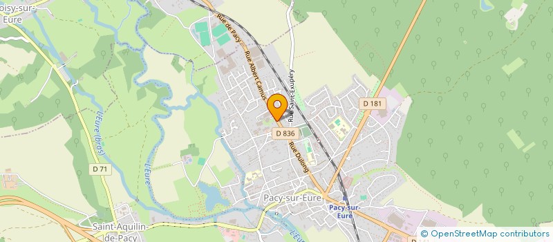 localisation de l'entreprise FANNY DRESS'  PACY-SUR-EURE