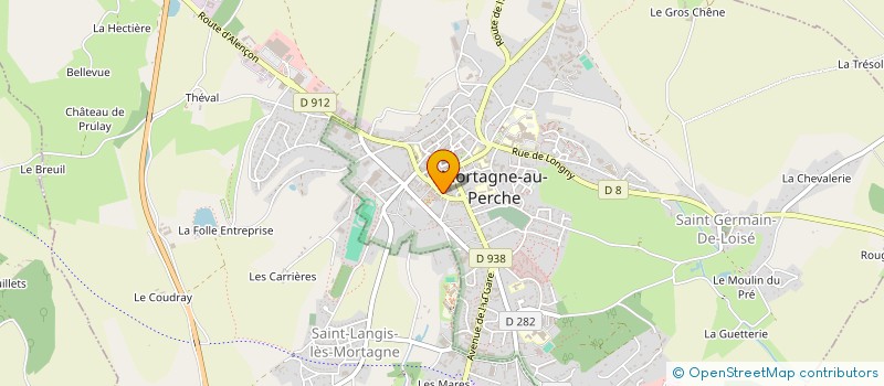 localisation de l'entreprise FANNY FLEURS MORTAGNE à MORTAGNE-AU-PERCHE