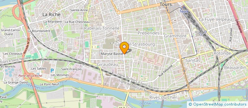 localisation de l'entreprise FANNY HENRY NOTAIRE  TOURS