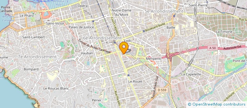 localisation de l'entreprise FANNY MERVEILLE à MARSEILLE