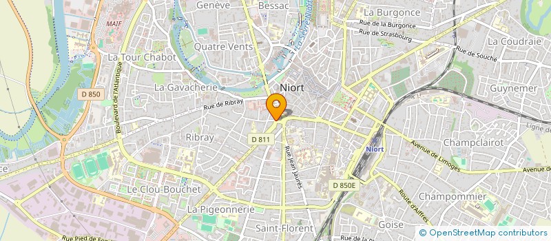 localisation de l'entreprise FANNY RICHARD à NIORT