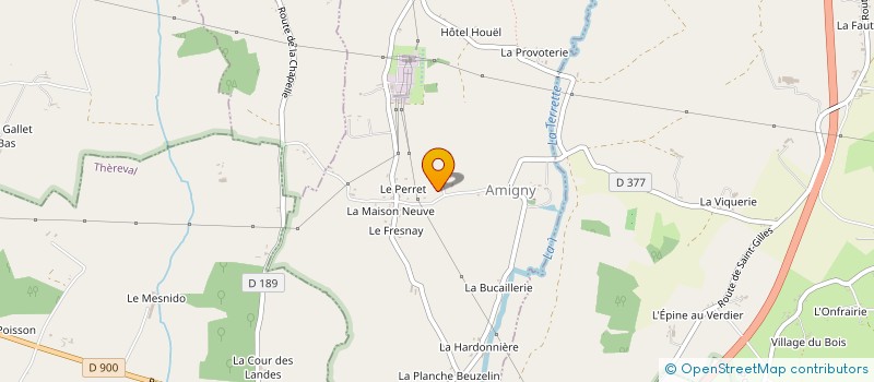 localisation de l'entreprise FANNYFRAIS  AMIGNY