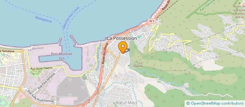 localisation de l'entreprise FANO à LA POSSESSION