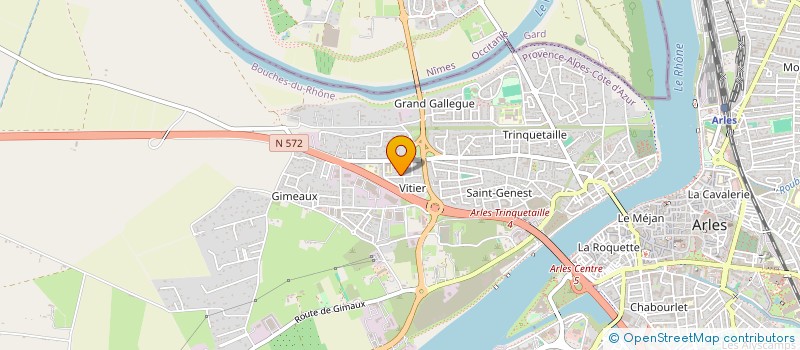 localisation de l'entreprise FANOAX à ARLES