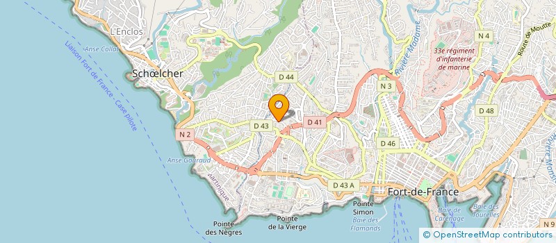 localisation de l'entreprise FANOLA à FORT-DE-FRANCE