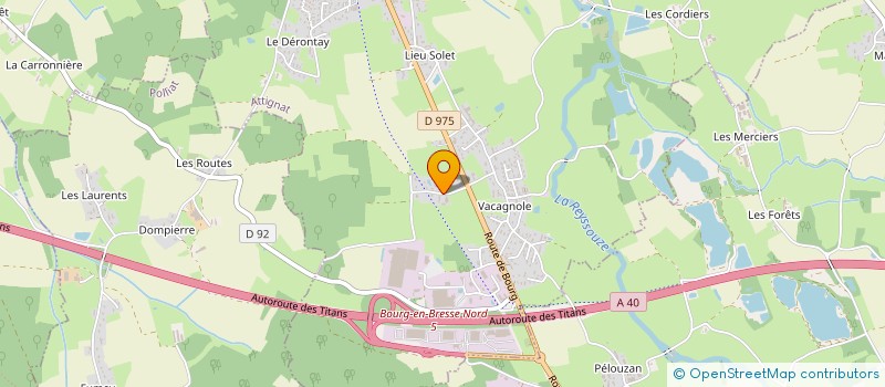 localisation de l'entreprise FANOS  ATTIGNAT