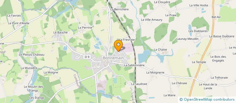 localisation de l'entreprise FANOUILLERE-DOSSET  BONNEMAIN