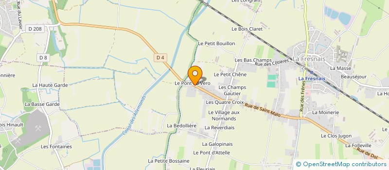 localisation de l'entreprise FANOUILLERE TP  SAINT-JOUAN-DES-GUERETS