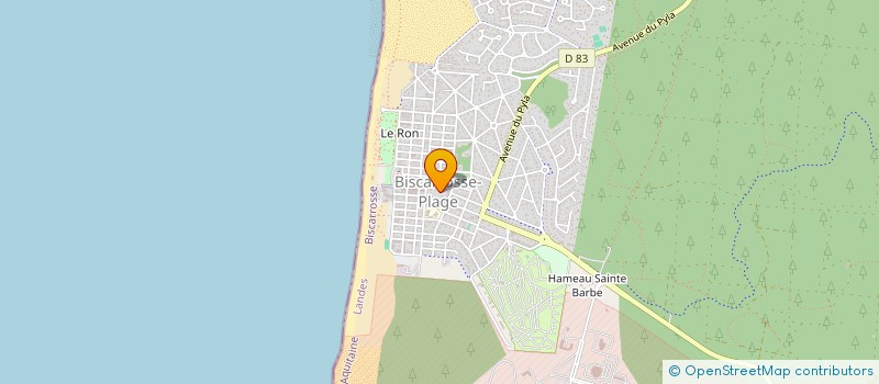 localisation de l'entreprise FANRASKEEP  BISCARROSSE