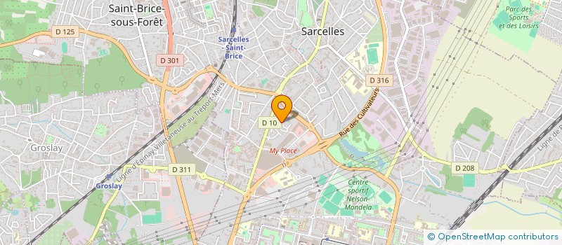localisation de l'entreprise FANS CAPITAL à SARCELLES