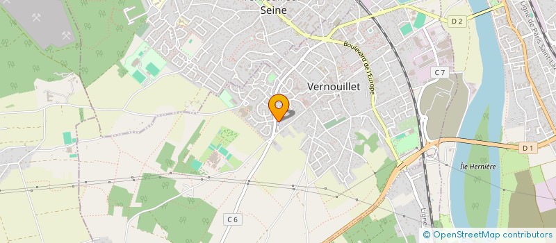 localisation de l'entreprise FANS DE FORET à VERNOUILLET